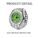 Vintage Punk Finger Ring Watch Gothic Alloy Jewelry Design