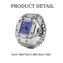 Vintage Punk Finger Ring Watch Gothic Alloy Jewelry Design