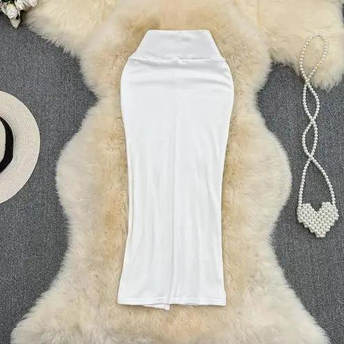 Vintage Trumpet Skirt Sophisticated Summer Fashion Piece