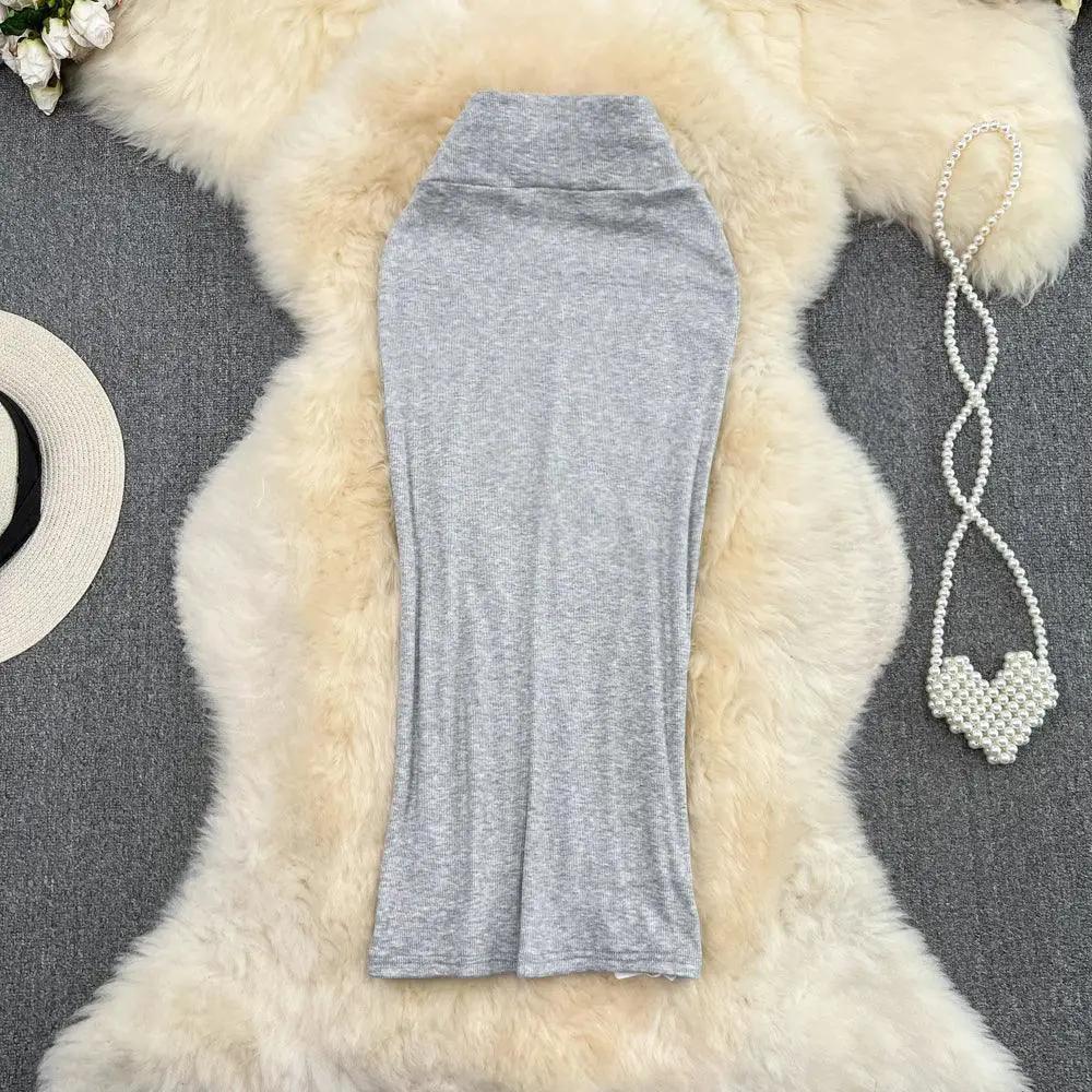 Vintage Trumpet Skirt Sophisticated Summer Fashion Piece