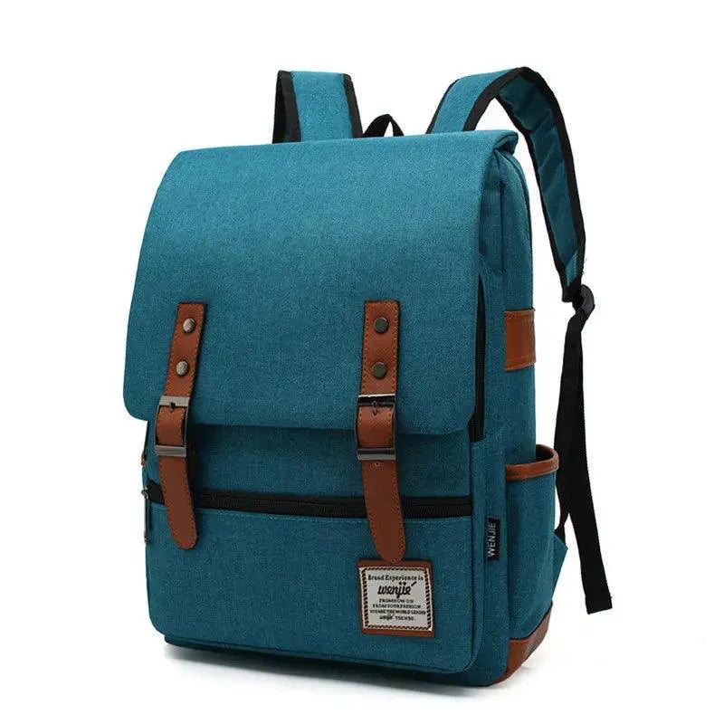 Vintage Waterproof Backpack Large Capacity For Men And Women