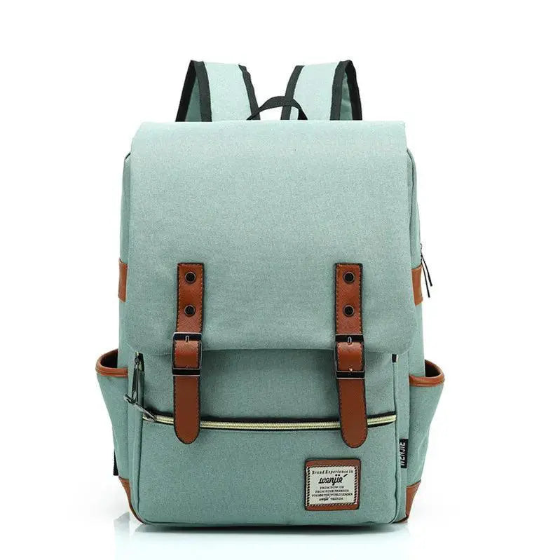 Vintage Waterproof Backpack Large Capacity For Men And Women