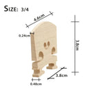 Violin Bridge for All Sizes Rich Tone
