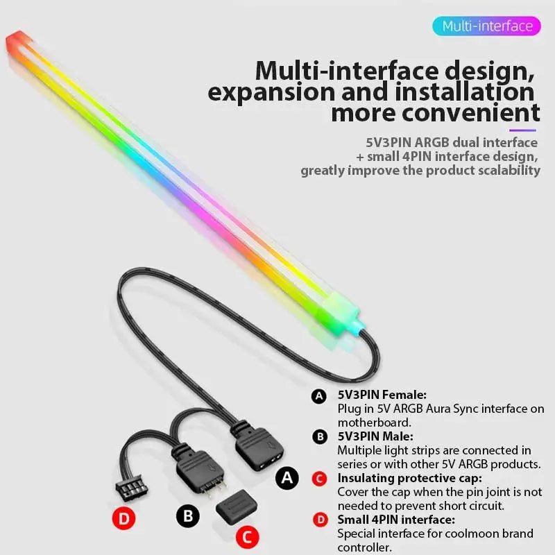 Vivid ARGB Light Bar for PC Ambience