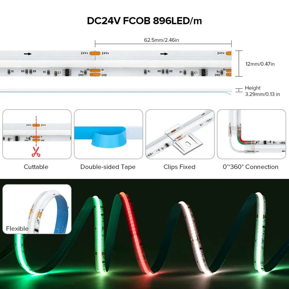 Vivid Color LED Strip for Home Lighting