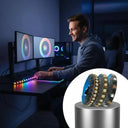 Vivid LED Strip for Living Room Ambience