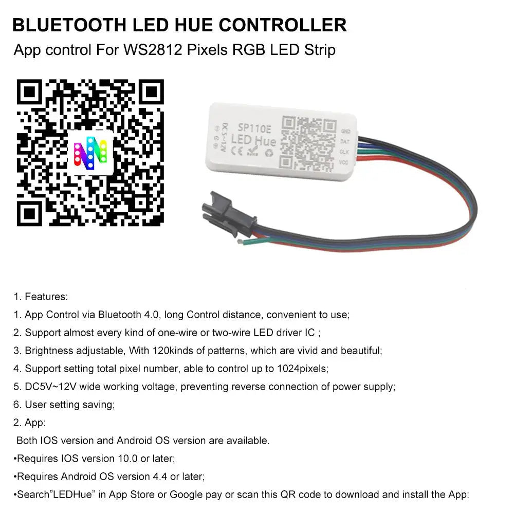 Vivid LED Strip Kit for Bedroom Ambience