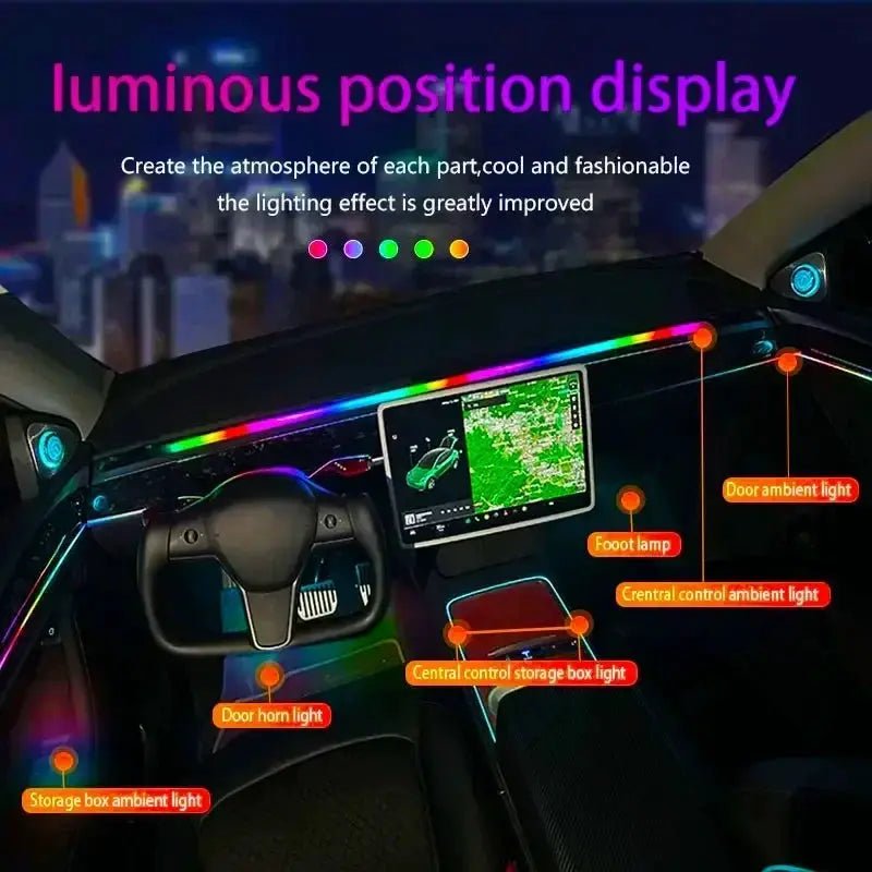 Vivid Mood Car Ambient Lights for Driver