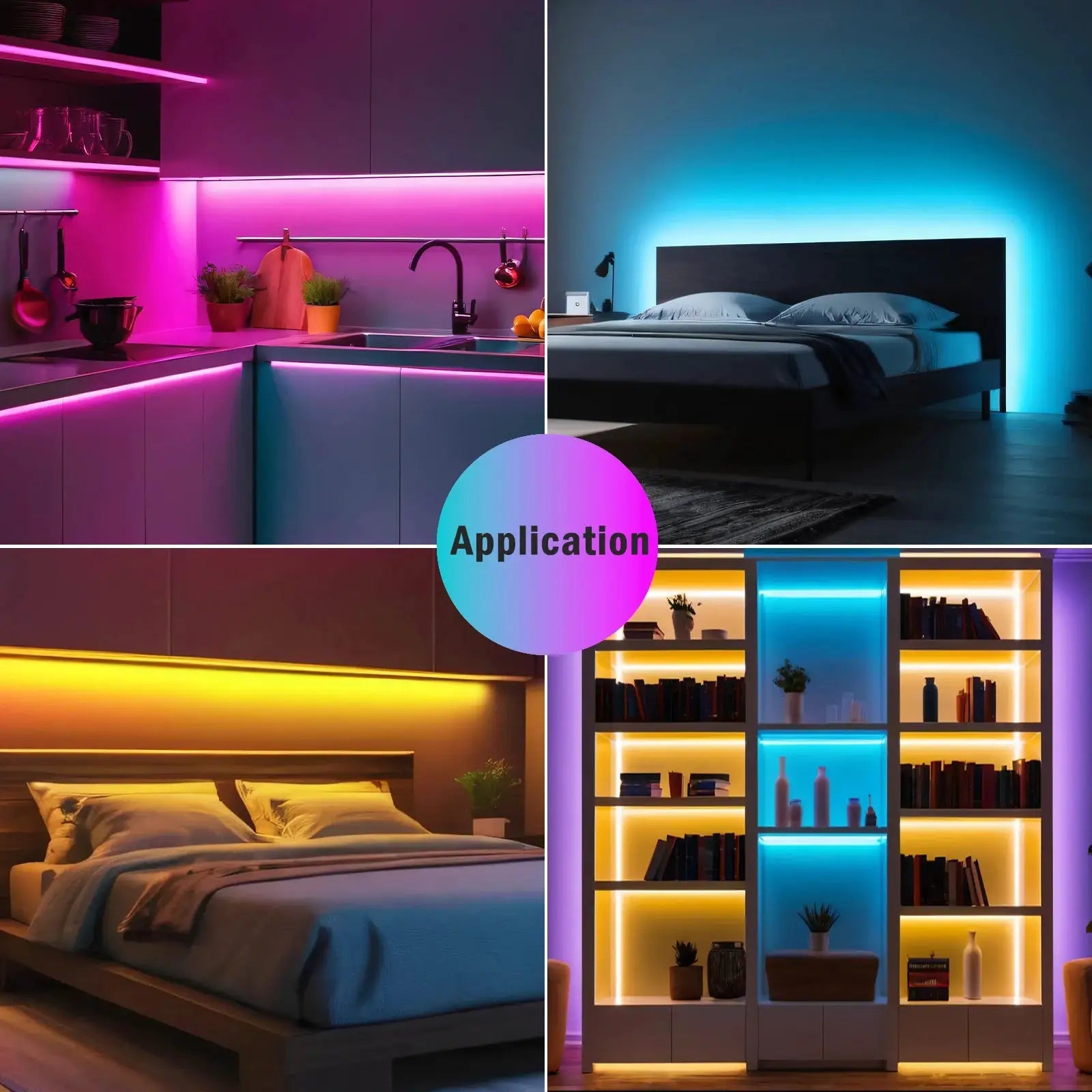 Vivid Mood RGB COB LED Strip for Lounge