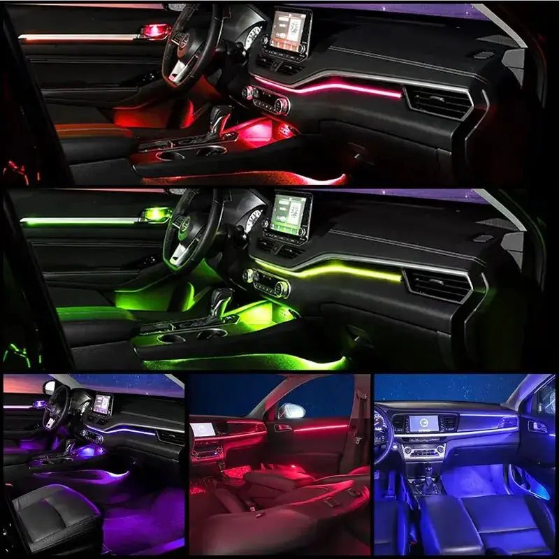 Vivid RGB Car Interior Lights for Mood
