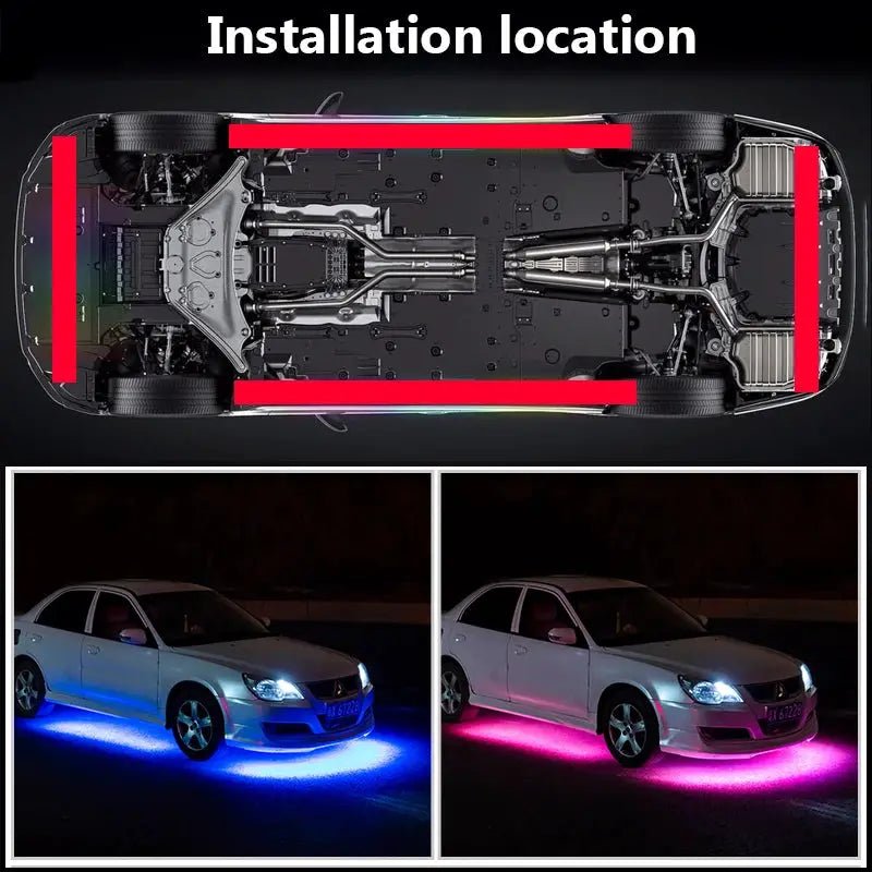 Vivid Rgb Underbody Lights for Cars