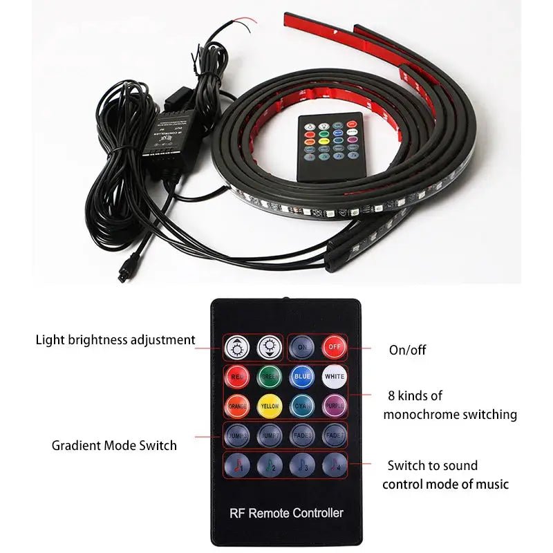 Vivid Rgb Underbody Lights for Cars