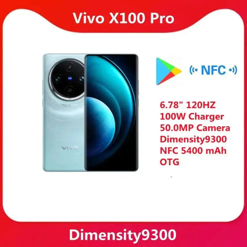 Vivo X100 Pro 5G Smartphone 6.78 Inch AMOLED 50MP Camera