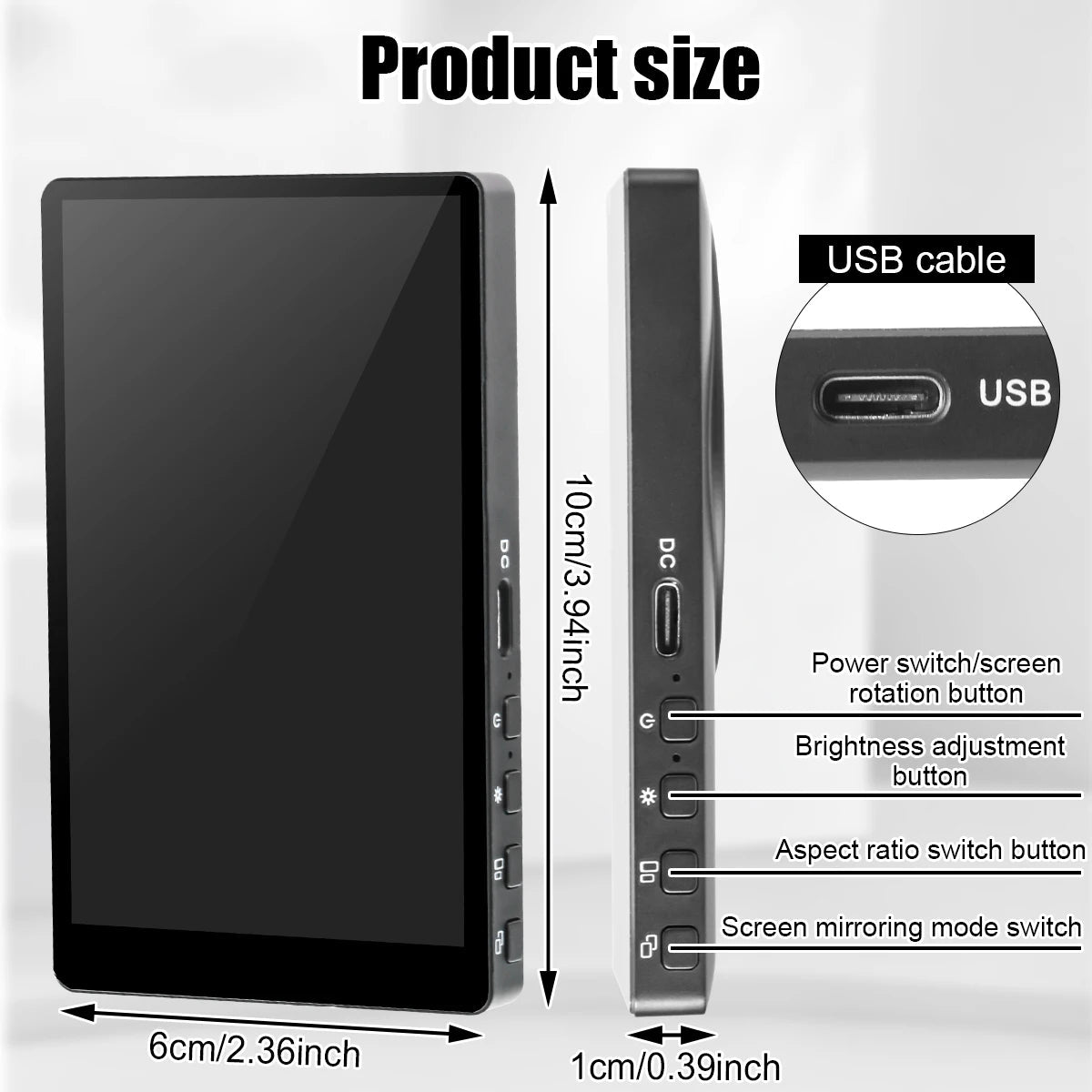Easy Framing Selfie Monitor for Vloggers — product view 9