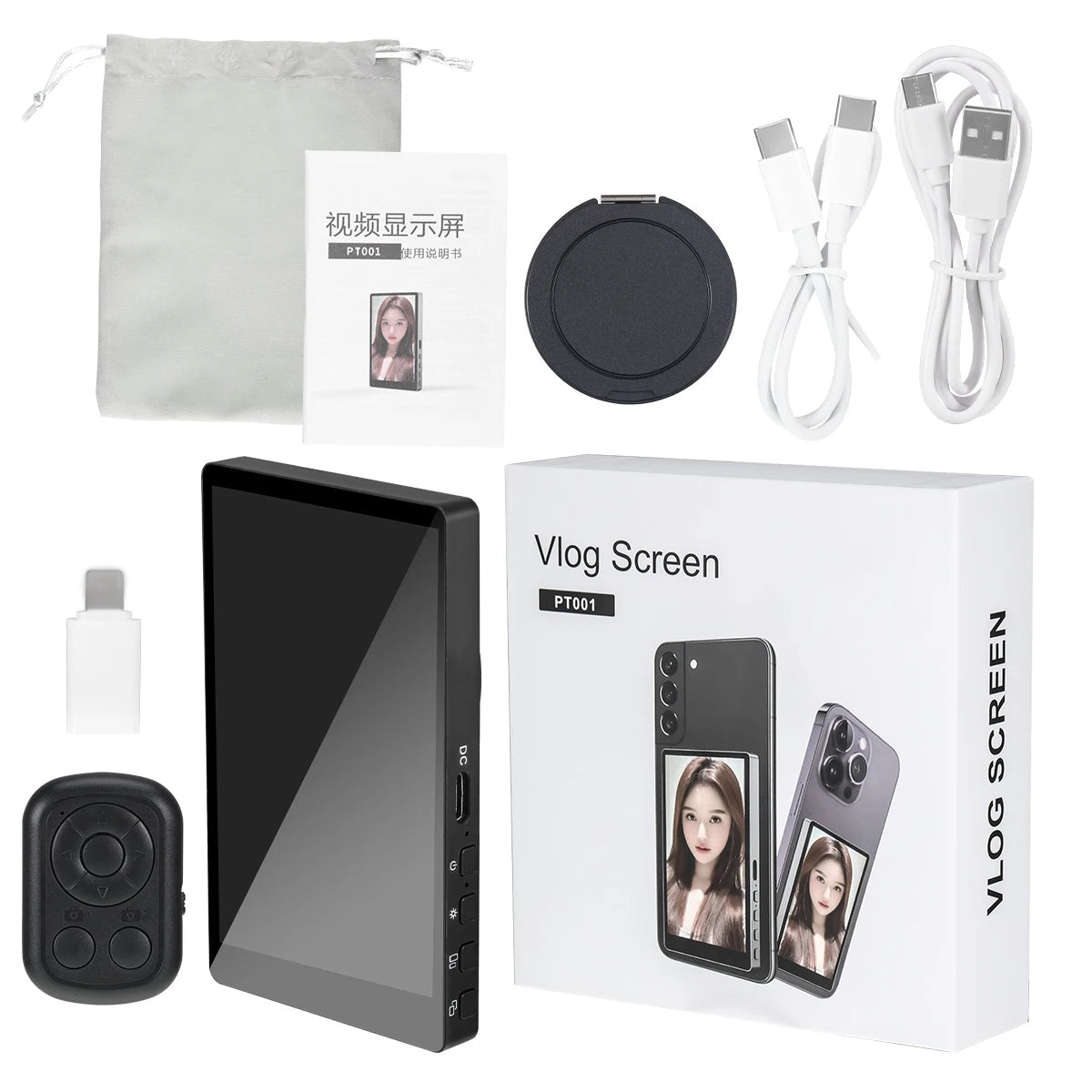 Easy Framing Selfie Monitor for Vloggers — product view 18