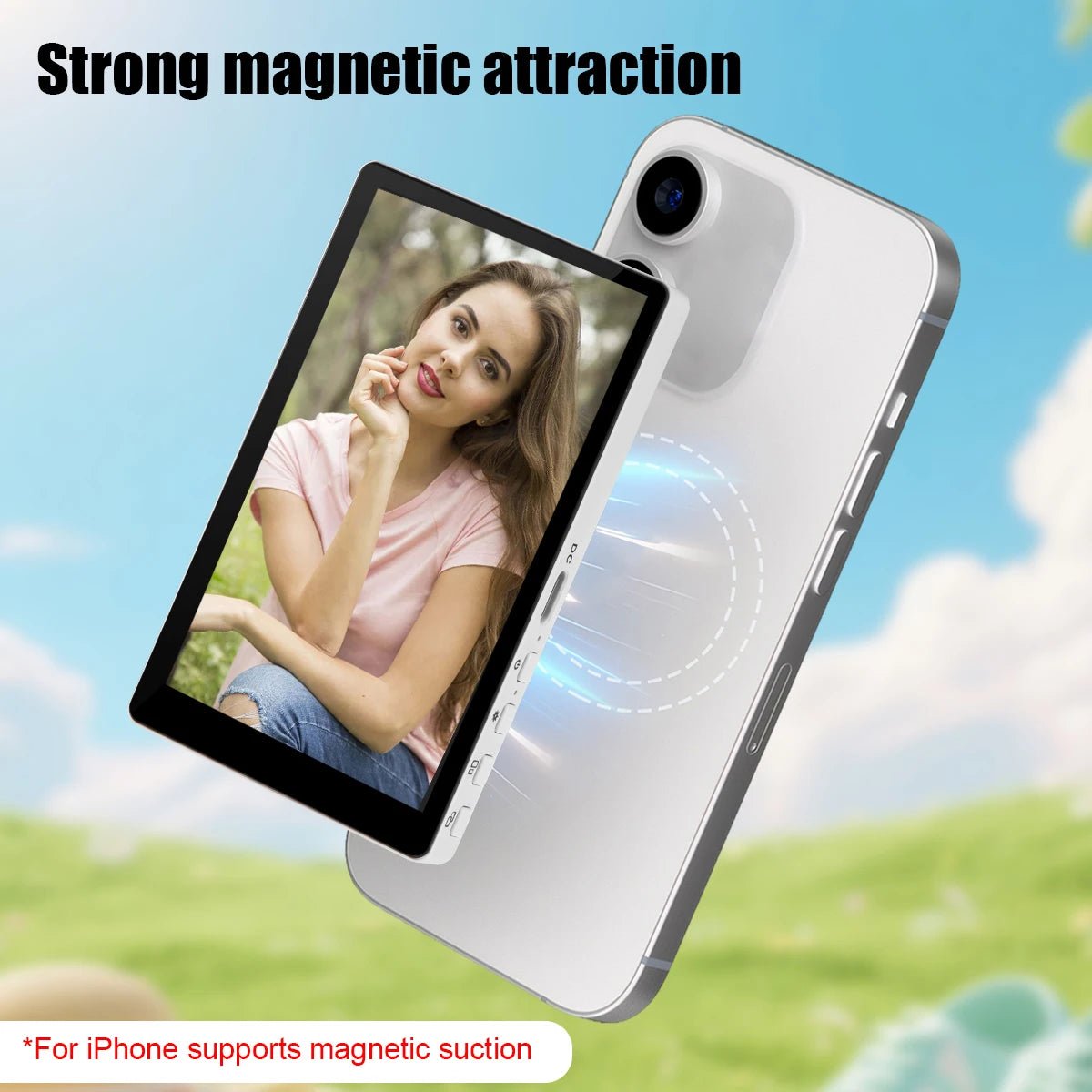 VlogMate Wireless Magnetic Selfie Monitor Screen - Phone Into Vlog Studio On Air