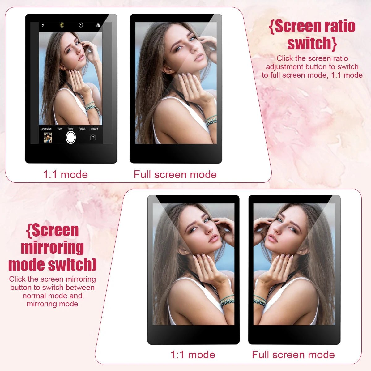 VlogMate Wireless Magnetic Selfie Monitor Screen - Phone Into Vlog Studio On Air