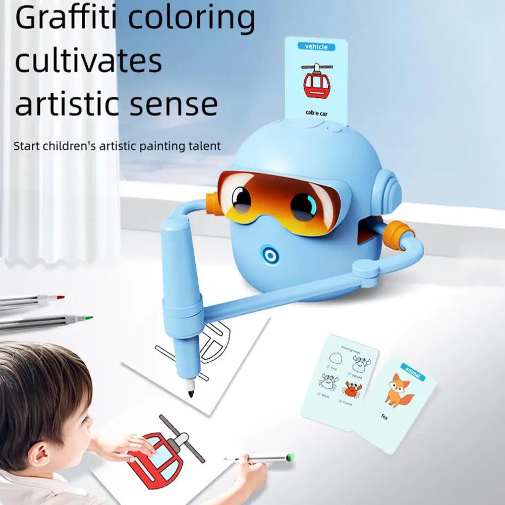 Voicebots Drawing Robot For Kids - Voice Interactive Educational Drawing Toy Fun
