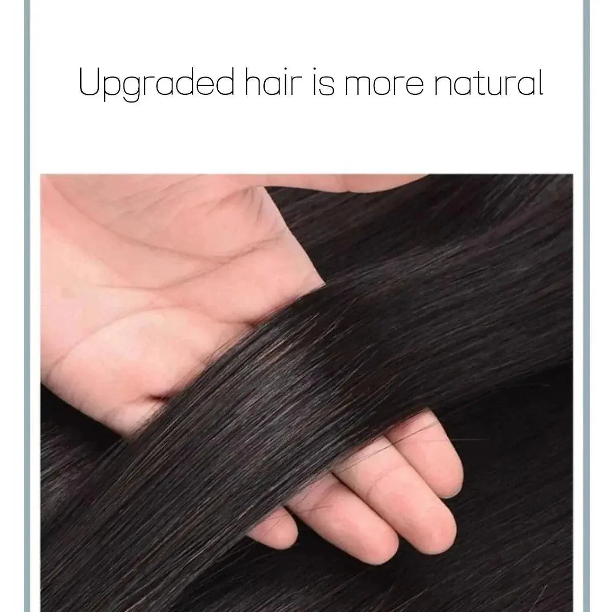Volume Boosting Clip In Hair Topper With Bangs For Style