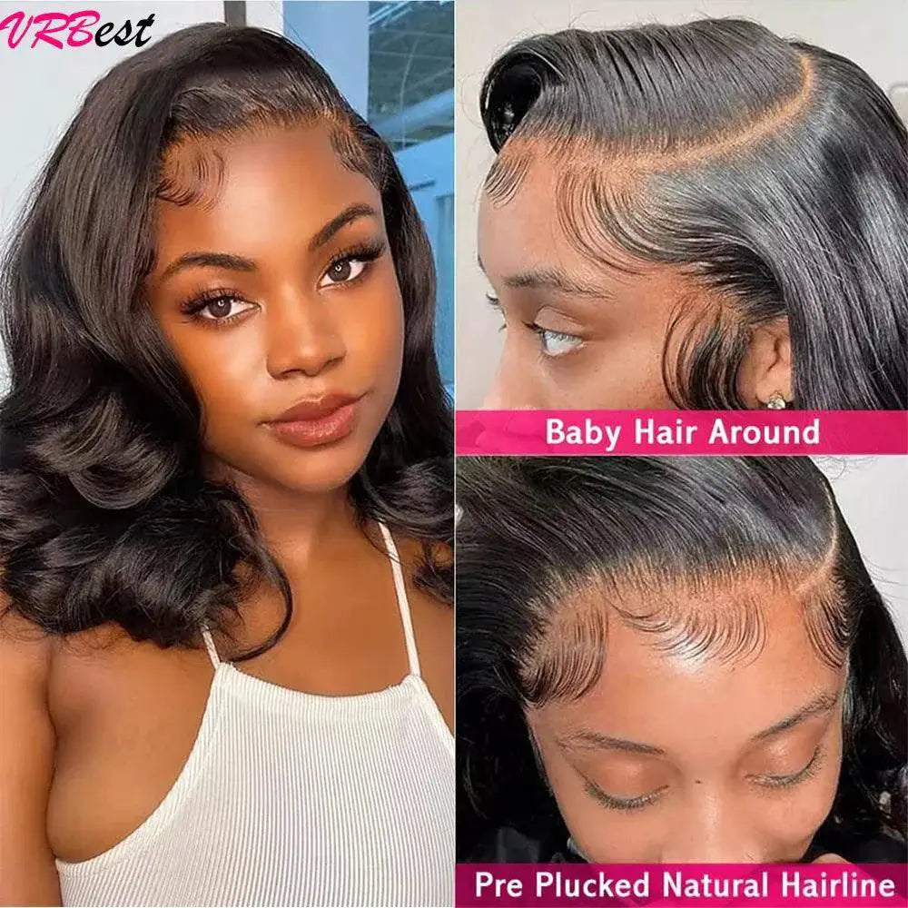 Vrbest Bob Wig Body Wave Lace Closure Effortless Style