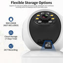 360 Coverage Indoor Security Camera