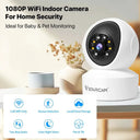 360 Coverage Indoor Security Camera