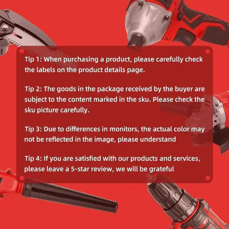 VVOSAI 16V Cordless Impact Driver 100Nm Torque For Home Use