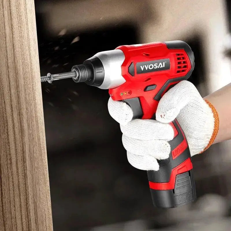 VVOSAI 16V Cordless Impact Driver 100Nm Torque For Home Use