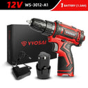 VVOSAI Mini Cordless Drill & Electric Screwdriver 12V 16V 20V