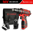 VVOSAI Mini Cordless Drill & Electric Screwdriver 12V 16V 20V