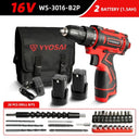 VVOSAI Mini Cordless Drill & Electric Screwdriver 12V 16V 20V