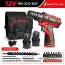 VVOSAI Mini Cordless Drill & Electric Screwdriver 12V 16V 20V