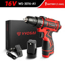 VVOSAI Mini Cordless Drill & Electric Screwdriver 12V 16V 20V