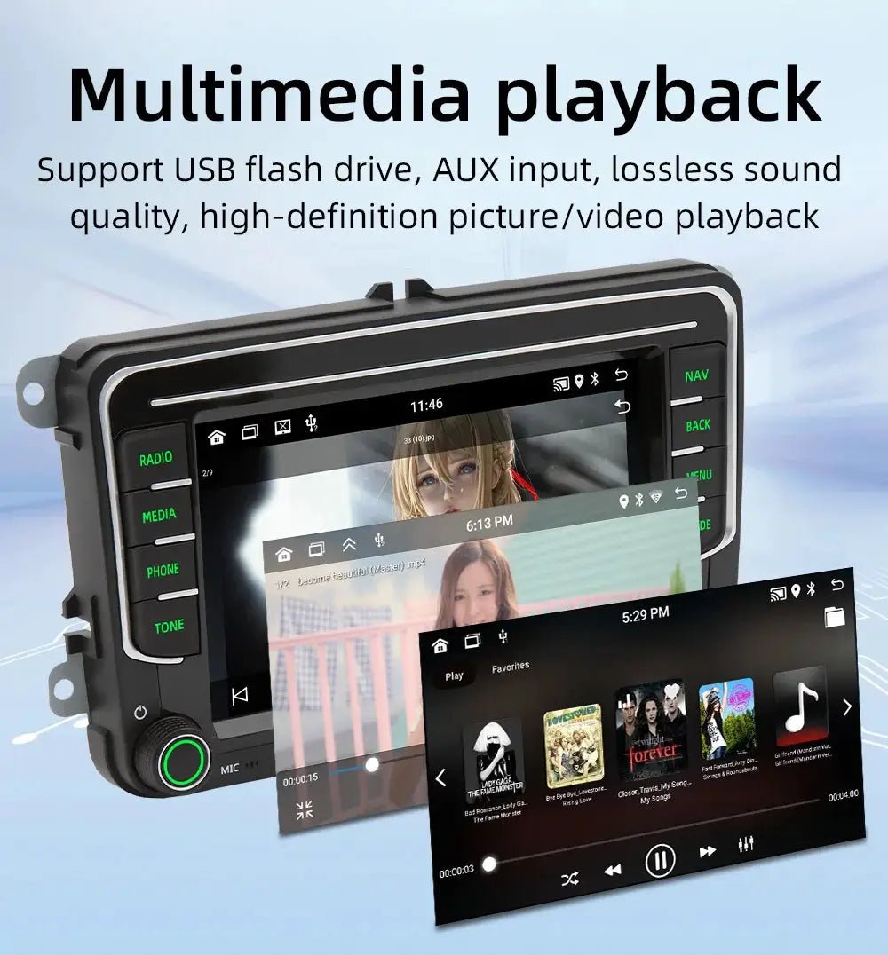 VW Car Stereo for CarPlay and Gps