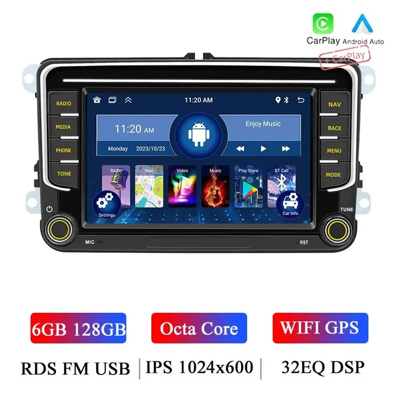 VW Car Stereo for CarPlay and Gps