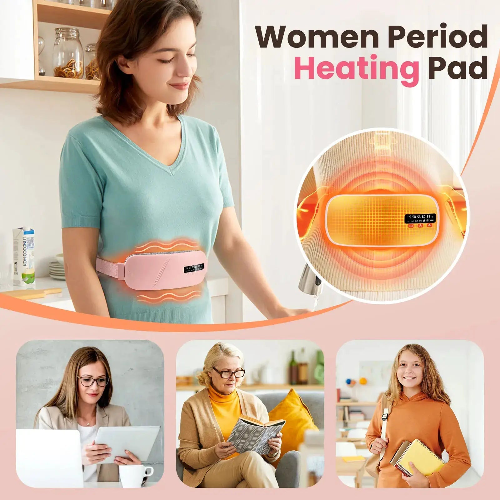 Waist Massager for Menstrual Cramps