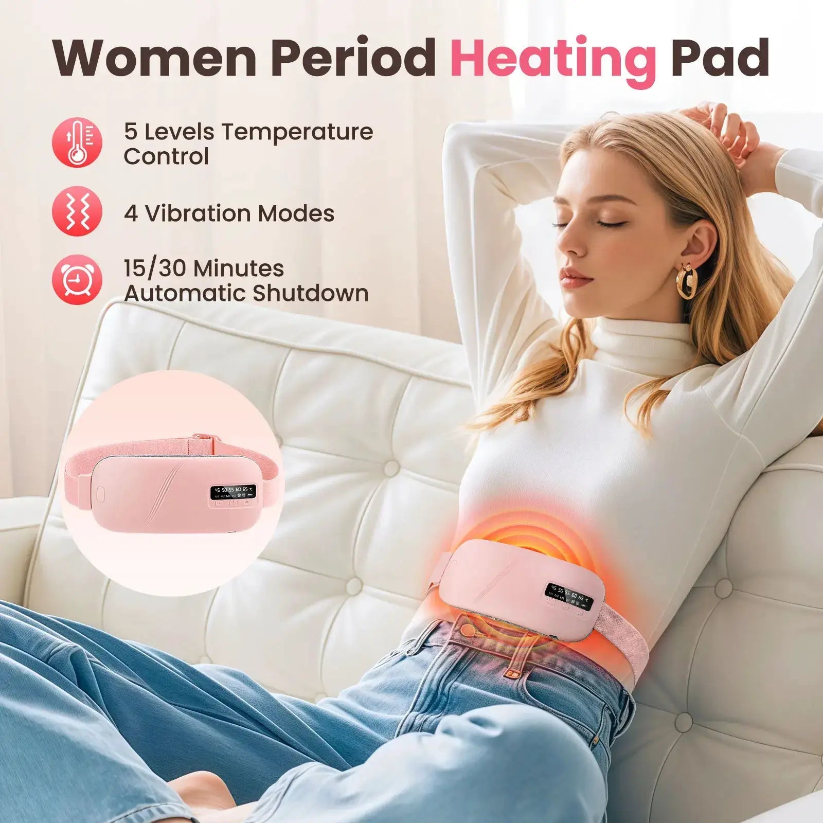 Waist Massager for Menstrual Cramps