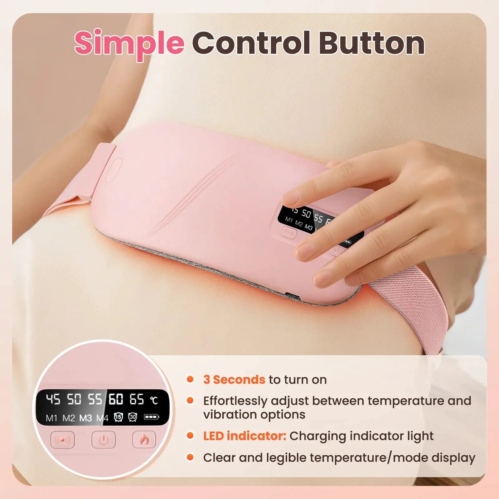 Waist Massager for Menstrual Cramps