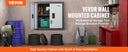 VEVOR Foldable Wall Cabinet Metal Garage Locker Tool Chest