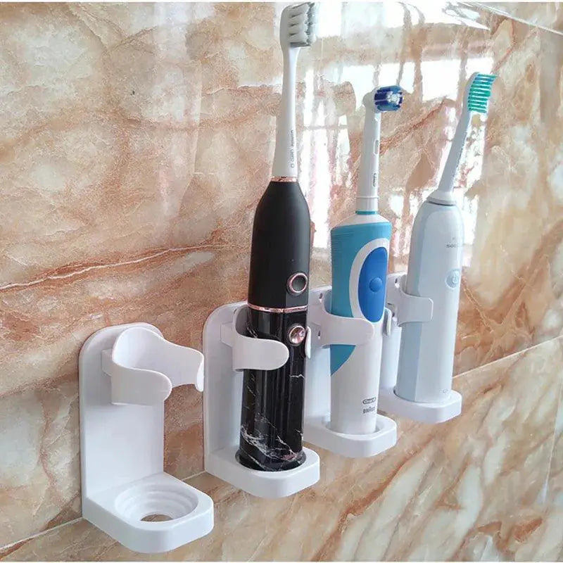 Wall Mounted Electric Toothbrush Holder Traceless Storage