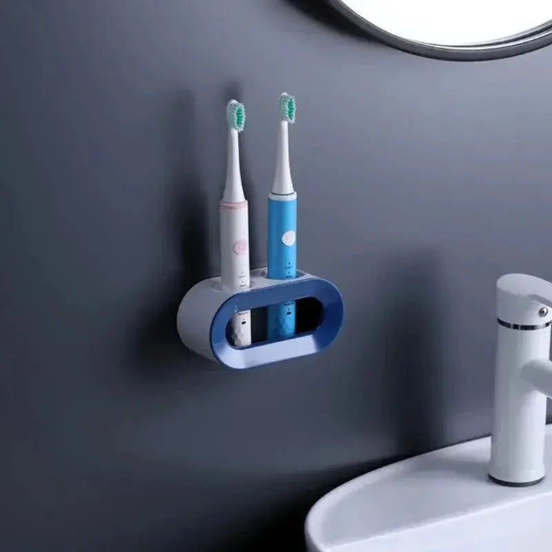 Wall Mounted Electric Toothbrush Holder Toothpaste Storage