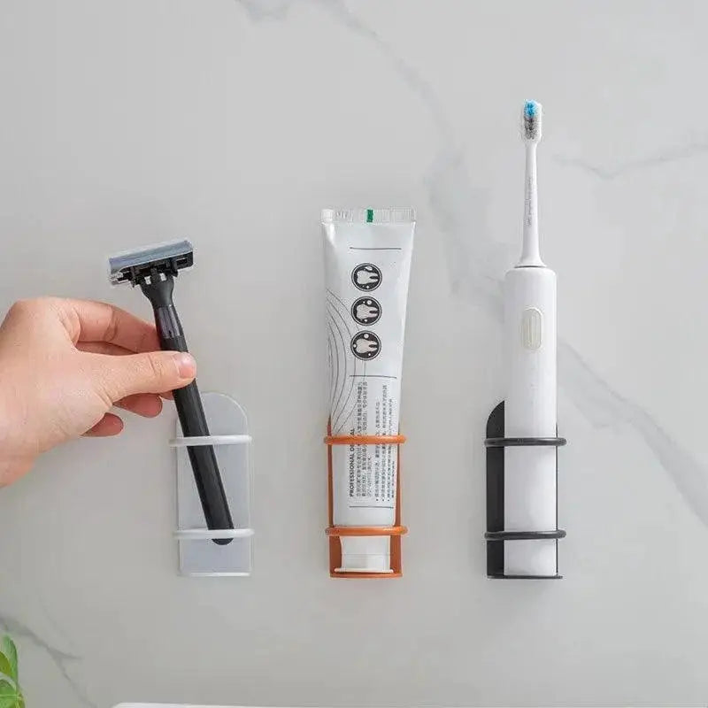 Wall Mounted Electric Toothbrush Organizer With Drainage