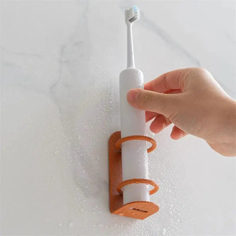 Wall Mounted Electric Toothbrush Organizer With Drainage