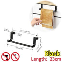 Wall Mounted Towel Rack No Drill Kitchen
