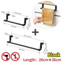 Wall Mounted Towel Rack No Drill Kitchen