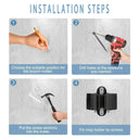 Efficient Wall Broom Rack for Home Use
