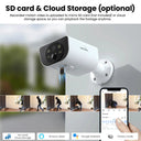 AI Alerts Outdoor Solar Camera for Homes