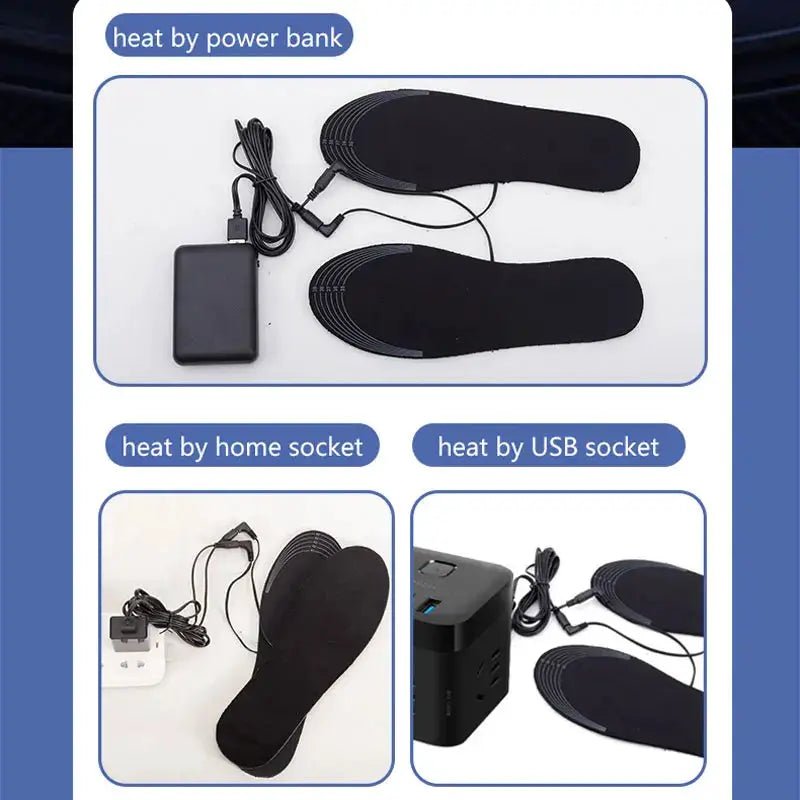 Warm Feet USB Heated Insoles for Winter