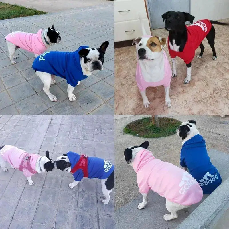 Warm Fleece Dog Hoodie Costume Jacket Sizes XS To 9XL