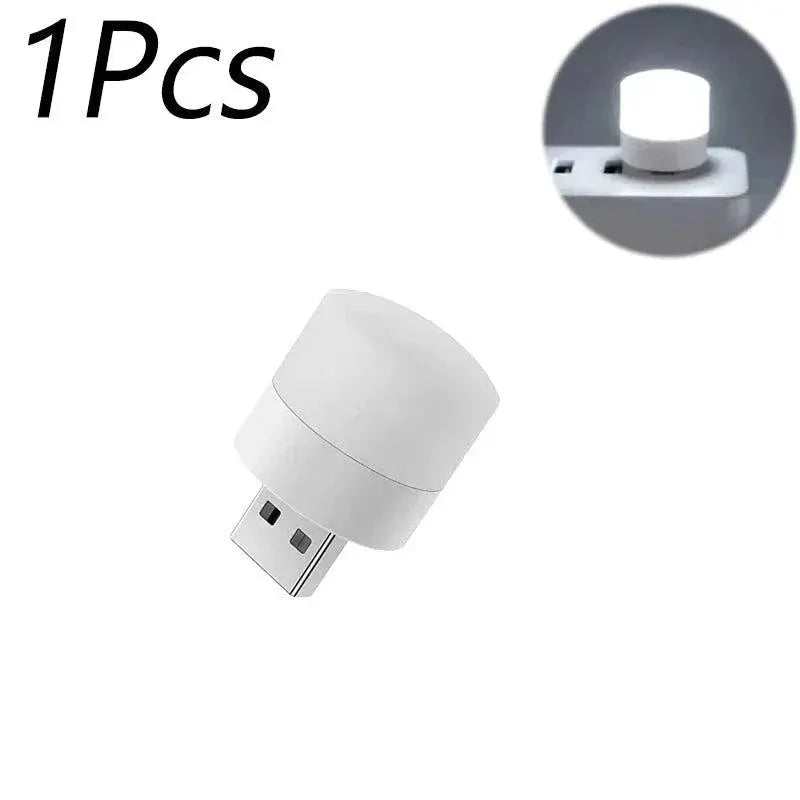 Warm White LED USB Night Light For Reading And Computer Use